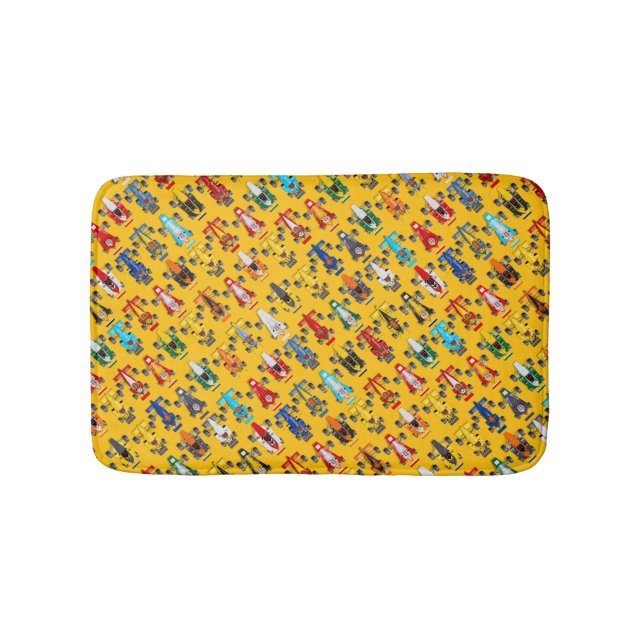 Formula 1 race cars bath mat (Front)