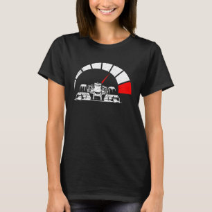 Formula Car  Speedometer Formula Racing Speed Car  T-Shirt