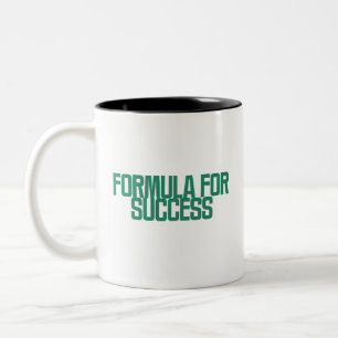 Formula For Success Analytical Mindset Design Two-Tone Coffee Mug