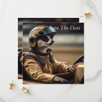 Formula Fun: Professional Meerkat Race Car Driver