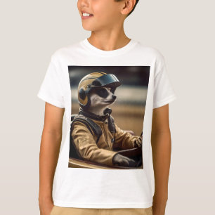 Formula Fun: Professional Meerkat Race Car Driver T-Shirt