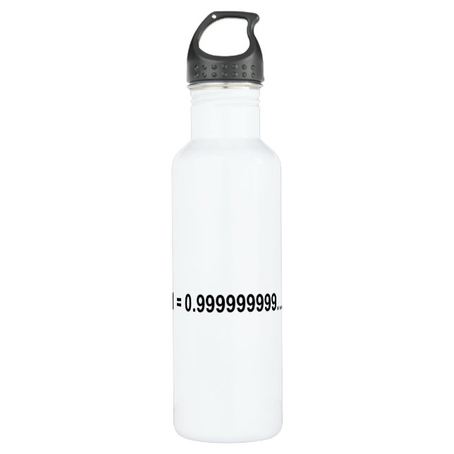 Formula Math Mathematical 1 = 0.999999999…. 710 Ml Water Bottle (Front)