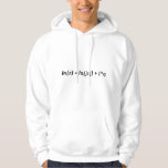 Formula Math Mathematical ln(z) = ln(|z|)   i*j Hoodie<br><div class="desc">I love Math. A must for every math lover,  math student,  math teacher. A perfect match for nerds and geeks. Good for the young and the old.</div>