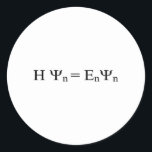 Formula Math Mathematical Physics Classic Round Sticker<br><div class="desc">I love Math. A must for every math lover,  math student,  math teacher. A perfect match for nerds and geeks. Good for the young and the old.</div>