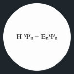 Formula Math Mathematical Physics Classic Round Sticker<br><div class="desc">I love Math. A must for every math lover,  math student,  math teacher. A perfect match for nerds and geeks. Good for the young and the old.</div>