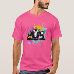 Formula One F1 Car Lover Colourful Racing Driver S T-Shirt
