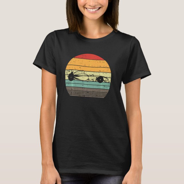 Formula Race Car Sunset Retro Driver Racing Fans R T-Shirt (Front)