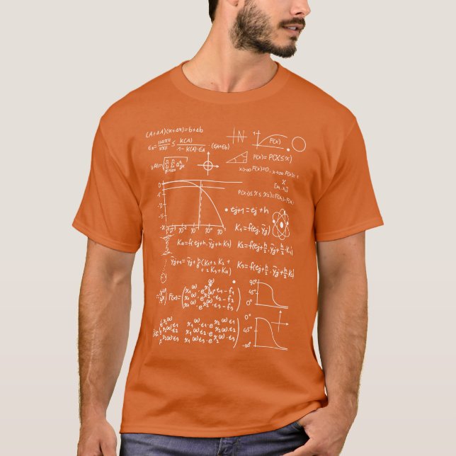 Formulary Electrical Engineering Math funny T-Shirt (Front)