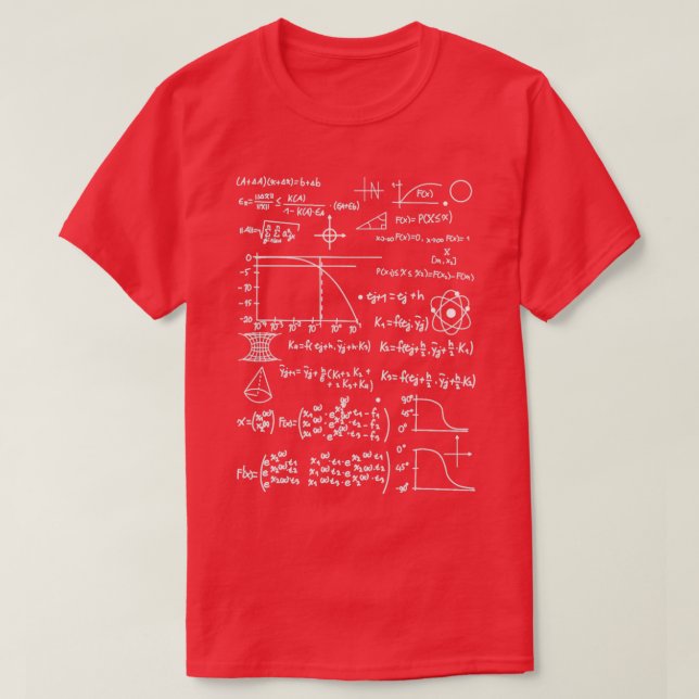Formulary Electrical Engineering Math  T-Shirt (Design Front)