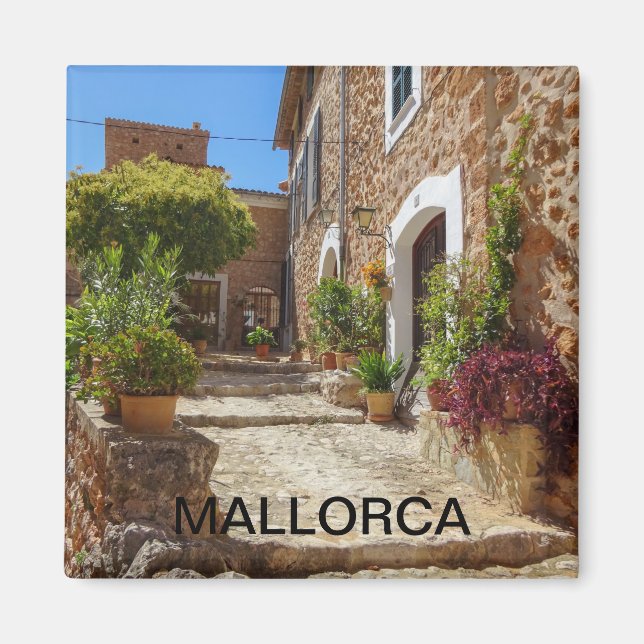 Fornalutx magnet on the island of Majorca (Front)