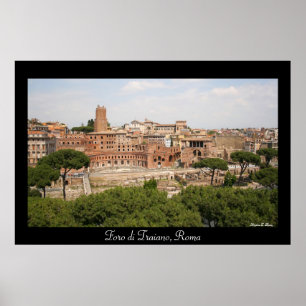 Foro di Traiano, Roma Poster