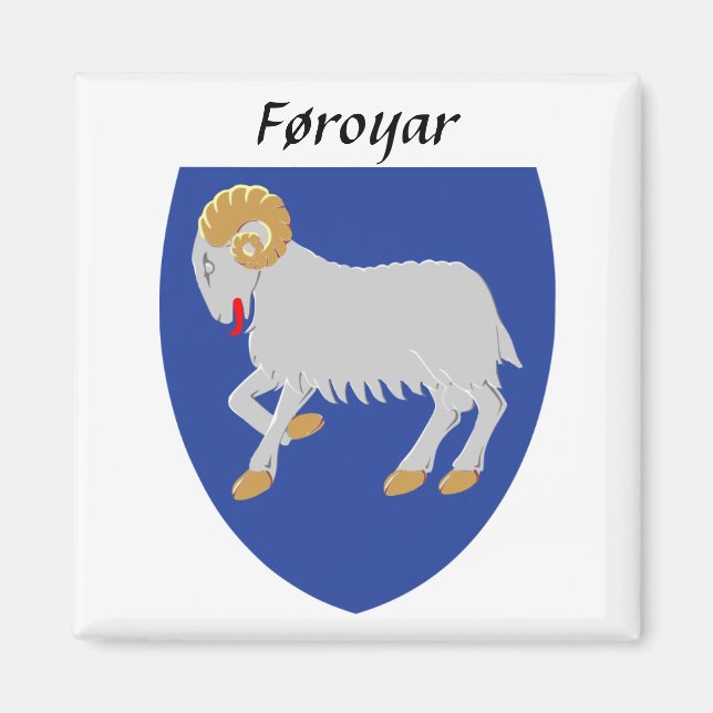 Føroyar - Faroe Islands Coat of Arms Magnet (Front)