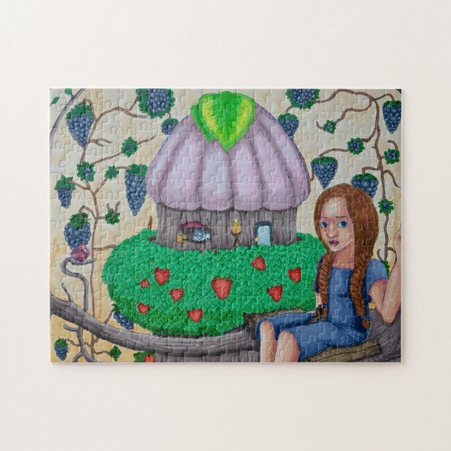 Forrest Fruit Fairy Drawing Puzzle (Horizontal)
