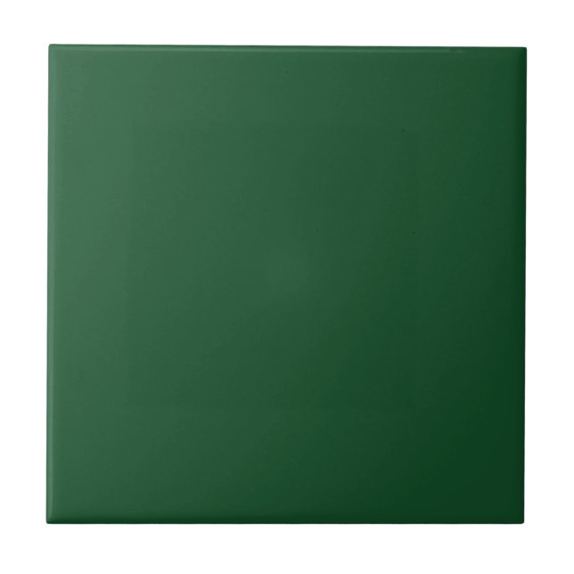 Forrest Green Solid Colour Tile (Front)