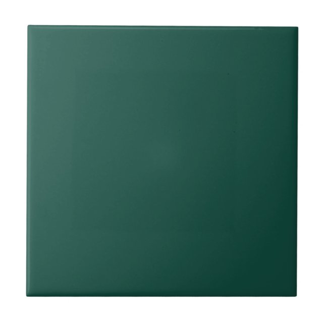 Forrest Green Solid Colour Tile (Front)