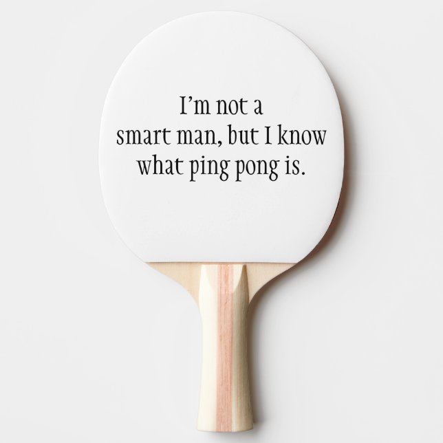Forrest Gump Ping Pong Paddle (Front)