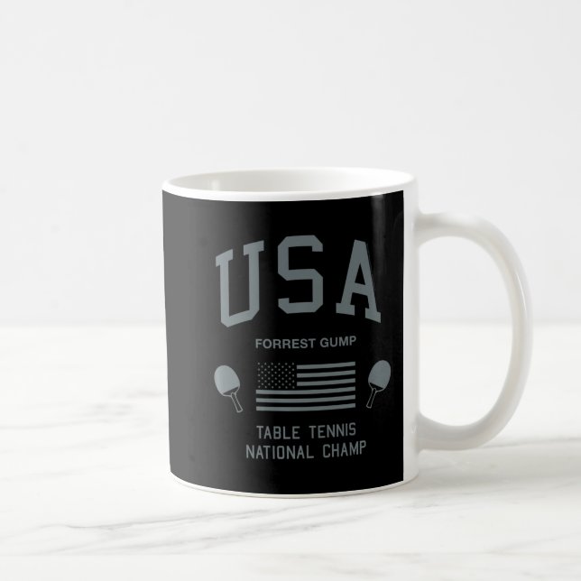 Forrest Gump USA Table Tennis National Champ   Coffee Mug (Right)
