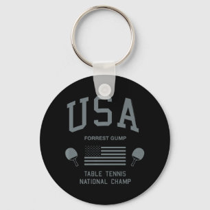 Forrest Gump USA Table Tennis National Champ   Key Ring