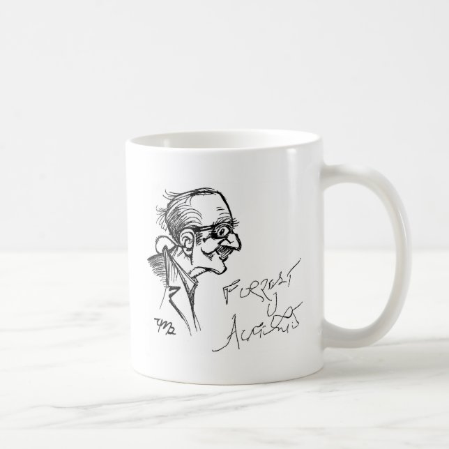 Forrest J Ackerman Schirmeister Sketch Coffee Mug (Right)