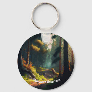 Forrest Landscape Key Ring