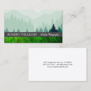 Forrest   Leaf   Wild Life   Natural Business Card