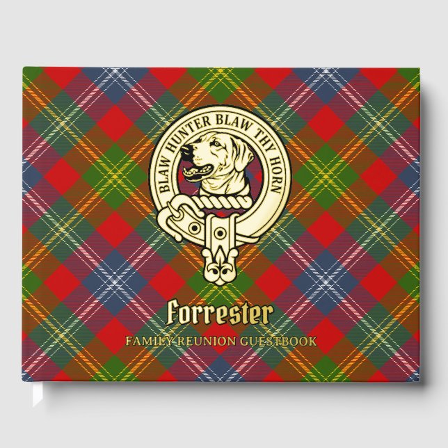 Forrester Family Reunion Guest Book (Front)