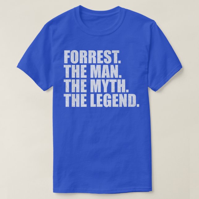 ForrestForrest Name Forrest given name T-Shirt (Design Front)