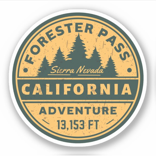 Forster Pass Hiking, california siera nevada trial (Front)