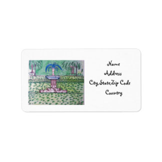 Forsyth Park-address label