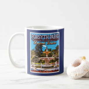 FORSYTH PARK - FORSYTH FOUNTAIN - SAVANNAH GEORGIA COFFEE MUG