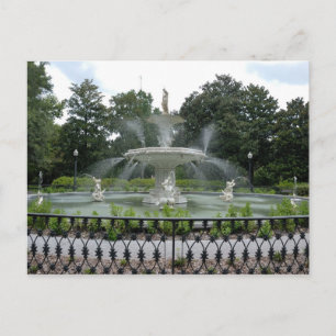 Forsyth Park Fountain Postcard