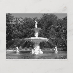 Forsyth Park Fountain Savannah, Georgia Postcard