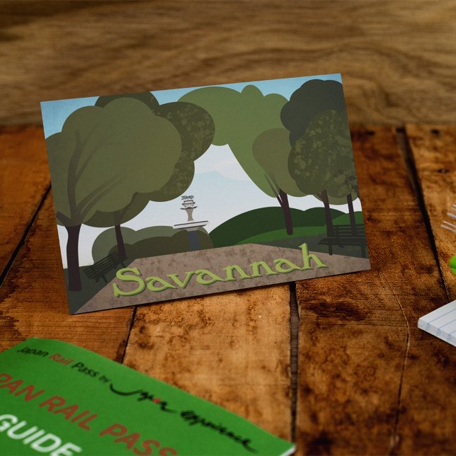 Forsyth Park in Savannah, Georgia Postcard (Creator Uploaded)