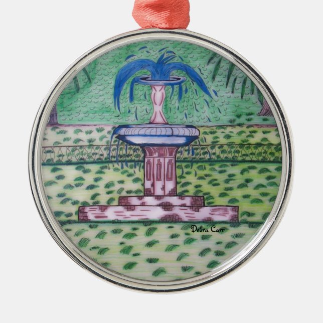 Forsyth Park-premium round ornament (Front)