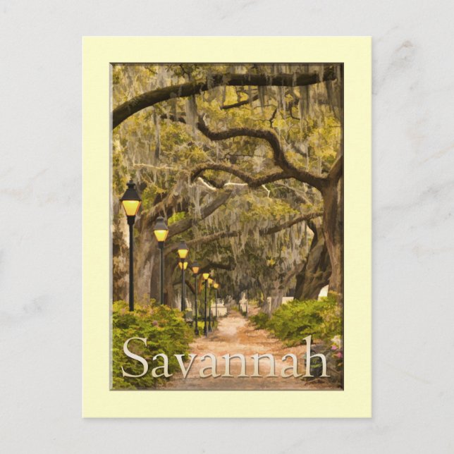 Forsyth Park - Savannah, GA Postcard (Front)
