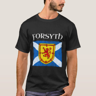 Forsyth Scottish Clan Name Hoodie Scotland Flag T-Shirt