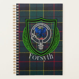 Forsyth Scottish Clan Tartan & Crest Planner