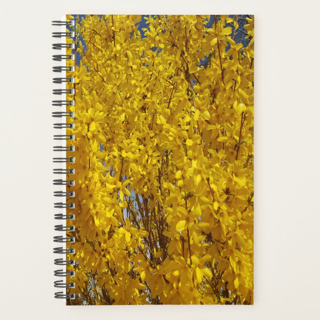 Forsythia Bush Up Close Planner (Front)