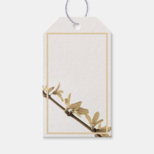 Forsythia Flowers Spring Showers Gift Tags