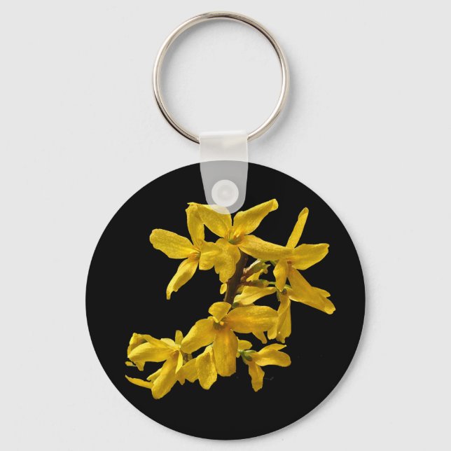 Forsythia Keychain (Front)