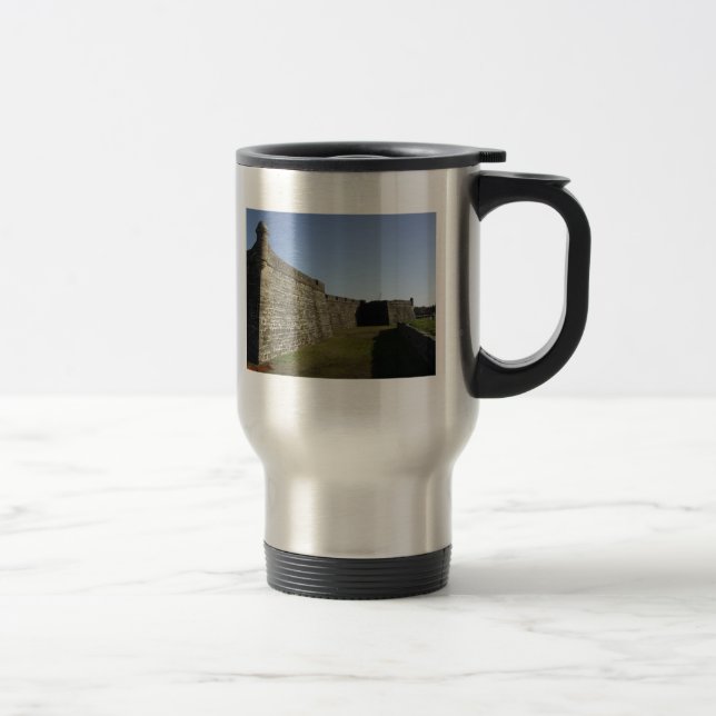 Fort at St. Augustine, Florida Travel Mug (Right)