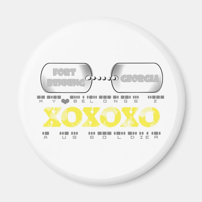 Fort Benning Magnet (Front)