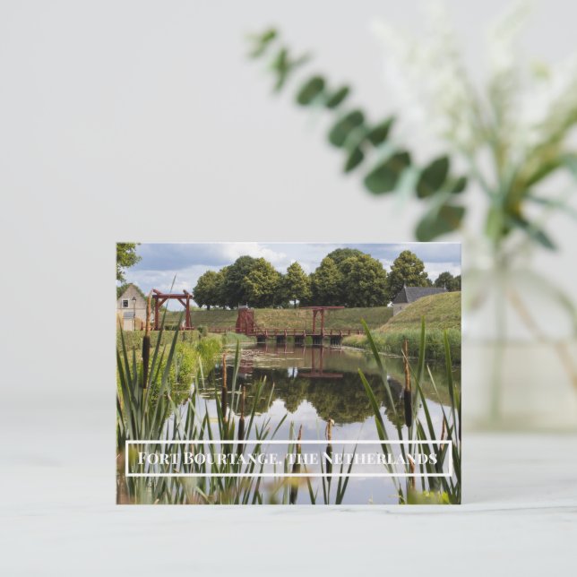 Fort Bourtange, Groningen, the Netherlands Postcard (Standing Front)