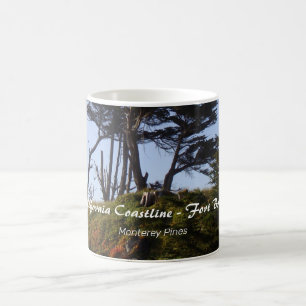 Fort Bragg California Coastline Monterey Pines Coffee Mug