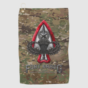 Fort Bragg OCP Camo Golf Towel