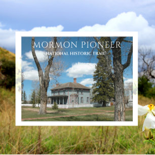 Fort Bridger, Mormon Pioneer Historic Trail. WY Postcard