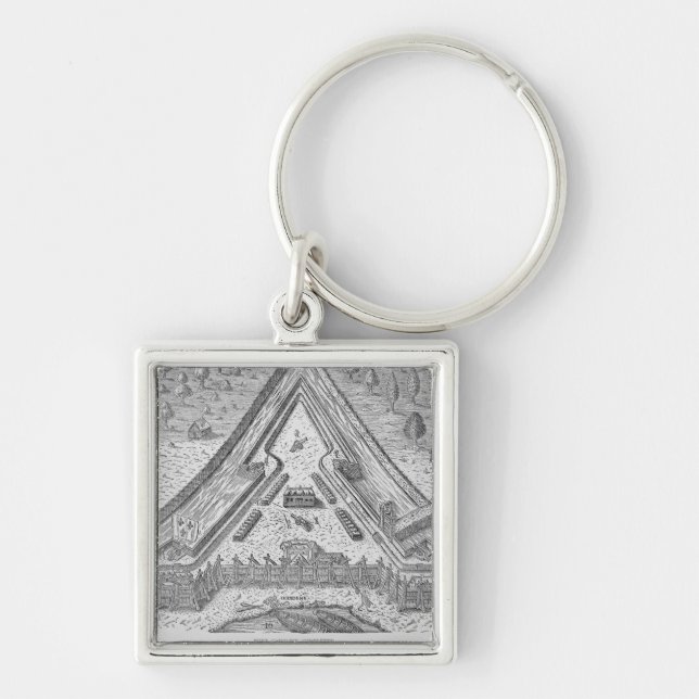 Fort Caroline Completed Key Ring (Front)