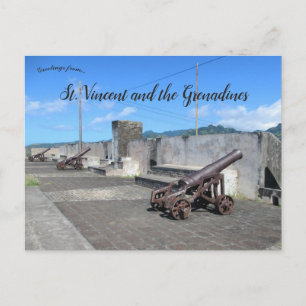 Fort Charlotte Near Kingstown St Vincent Postcard