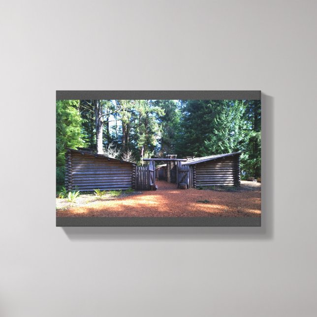 Fort Clatsop, Astoria, Oregon Canvas Print (Front)