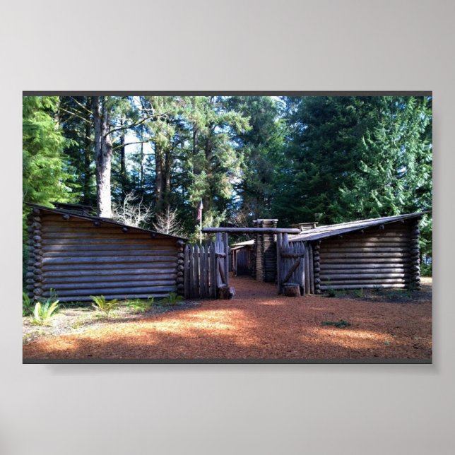 Fort Clatsop, Astoria, Oregon Poster (Front)